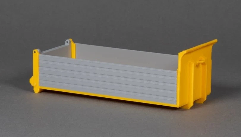 MSM, Rimorchio ribaltabile in alluminio giallo, 1/50,  MSM5612/01 - Immagine 2 di 3