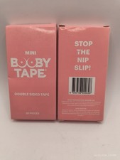 Mini Booby Tape Double-Sided Fashion Tape Strips 20 pc. Boxes Lot Of 2
