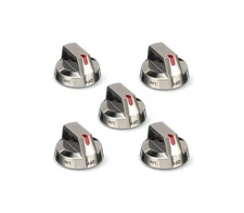 5 Pcs Dial Gas Stove Burner Control Knob Samsung Range Oven  Replace DG64-00473A