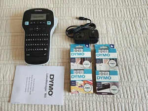DYMO LabelManager 160 Portable QWERTY Label Maker With Case and 4 Cartridges