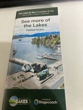 Stagecoach Cumbria The Lakes by bus Timetable booklet Summer 25 with maps/info