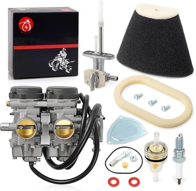 YFM660R Carburetor Carb & Air Filter Foam Fuel Valve Petcock for Yamaha Raptor 6