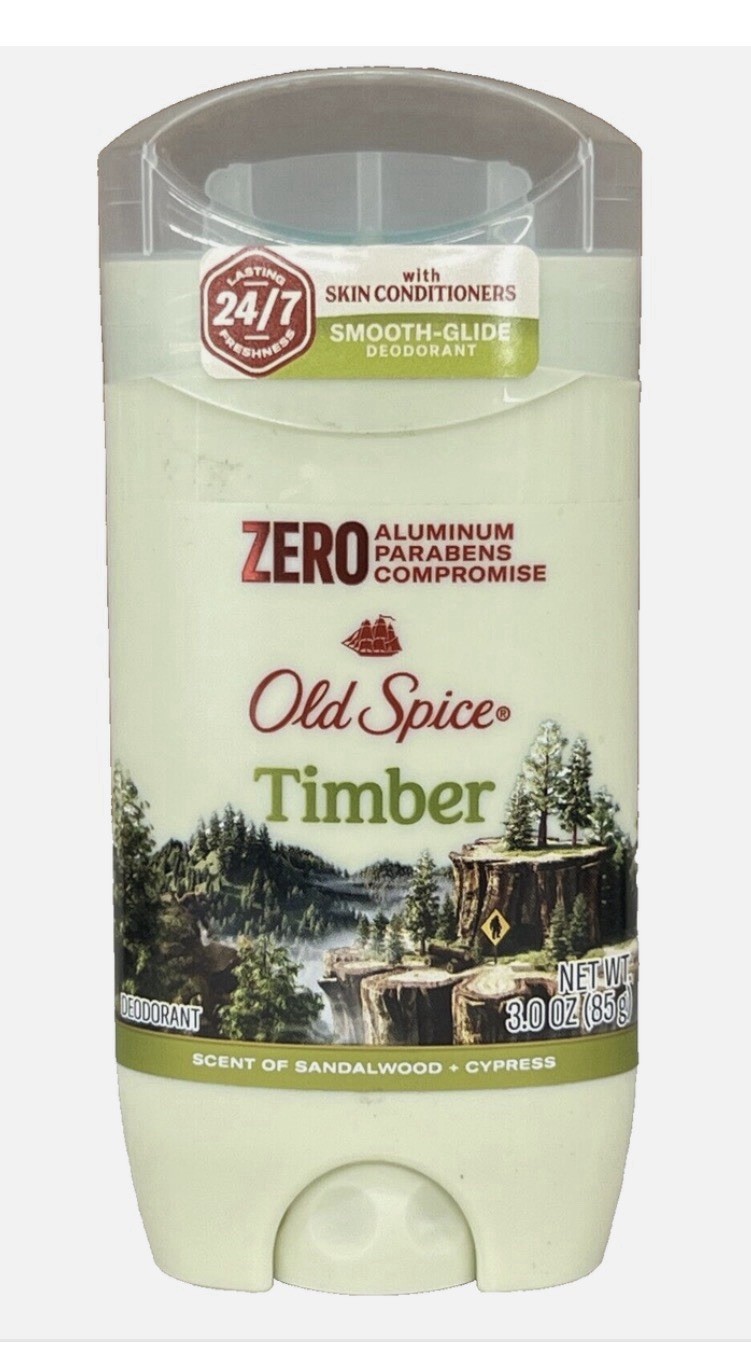 3PKs Of Old Spice 3 Oz Timber With Sandalwood Even Fresher F