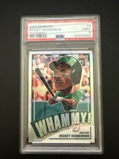 2025 Donruss Rickey Henderson #8 WHAMMY PSA 9.0  MAKE OFFER