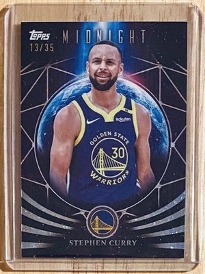 2025-26 Topps Midnight Stephen Curry Moonfall Winter Solstice /35 SP #MF-4