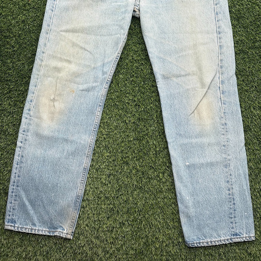 Vintage 90s Levis 501 Jeans Mens 34x30 (Fits 32x30) Light Wash