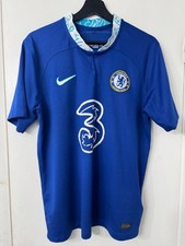 Nike Chelsea FC 22/23 Home Stadium Soccer Jersey Rush Blue, Men's Size Medium 