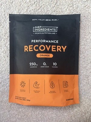 Just Ingredients (Sports Nutrition Line) Performance Recovery - Orange flavor