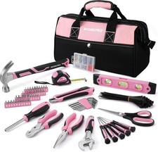 WORKPRO 263-Piece Pink Tool Kit Home Repairin...