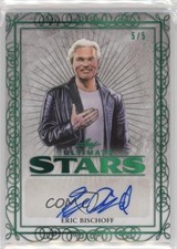 2020 Leaf Ultimate Wrestling Stars Green 5/5 Eric Bischoff #US-EB1 Auto 05bt