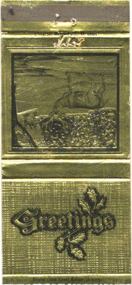 Danville Illinois The Palmer-American National Bank Vintage Matchbook Cover