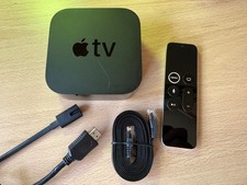 Apple TV 4K 1st Gen (5th Gen) 32GB A1842 Siri Remote, Power, RJ-45 &  HDMI Cable