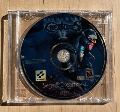 Nightmare Creatures II (Sega Dreamcast) 2000 Disc Only, Tested Working, Retro