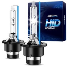 D4S HID Bulbs 6000K Cold White 35W, Plug and Play, Pack of 2