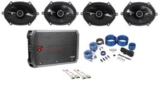 Kicker 6x8" Factory Speaker Replacement Kit 4-Ch Amp For 1999-2003 Ford F-150