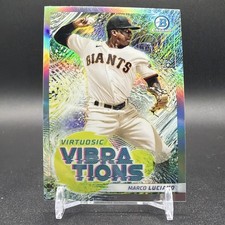 Marco Luciano 2022 Bowman Virtuosic Vibrations Insert San Francisco Giants #VV-6