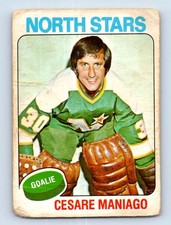 1975-76 O-Pee-Chee *C* Cesare Maniago Minnesota North Stars #261