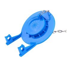Durable Blue Toilet Flapper Reusable PVC Toilet Tank Valve Accessory