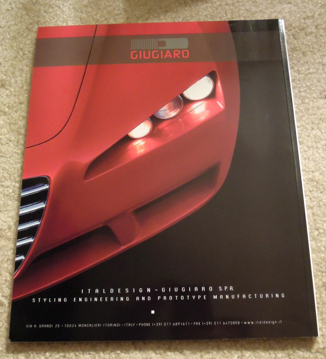 Auto & Design Book from Italy Written in English and Italian Free Shipping