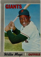 1970 Topps #600 Willie Mays SF Giants VG HOF