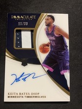 2018-19 Immaculate RPA /99 Keita Bates-Diop Patch Autograph Ohio State