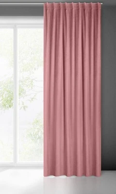 Madlen Rideau en Velours, avec Galon plissé, 1 pièce, Doux, élégant, Lisse, u... - Photo 1/4