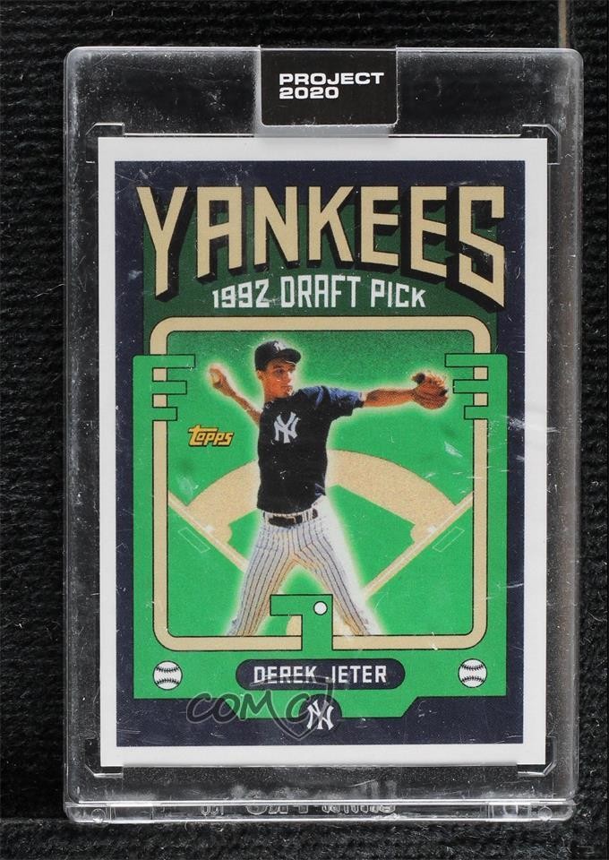 2020 Topps Project 2020 1993 Topps /6511 Derek Jeter Grotesk #59 HOF 00ab