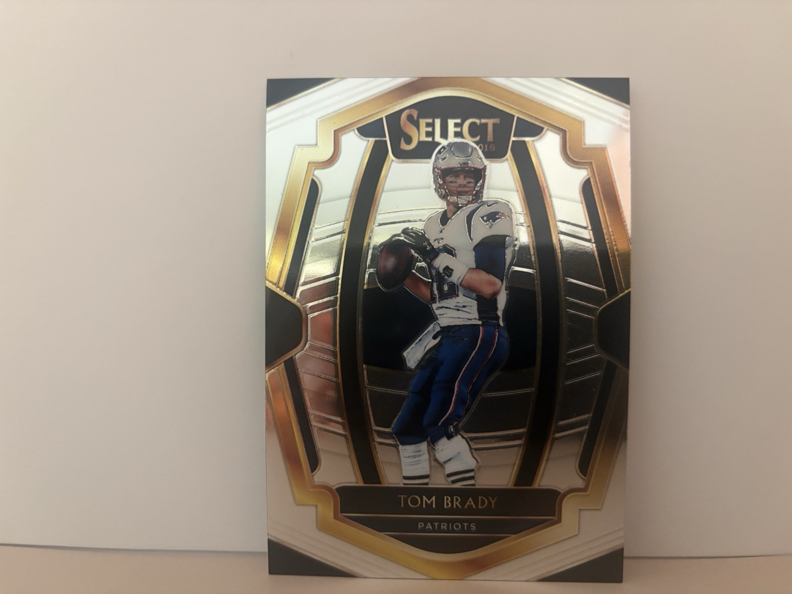 Tom Brady - 2018 Panini Select - Premier Level #166 Silver Prizm
