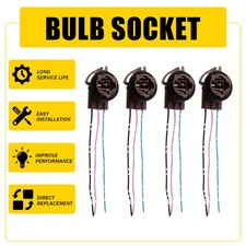 4PCS 3157 4157 Bulb Socket Brake Turn Signal Light Harness Wire Plug Connector
