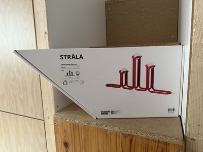 IKEA × Gustaf Westman STRÅLA LED Candelabra - Metal Red - VINTERFINT Collection