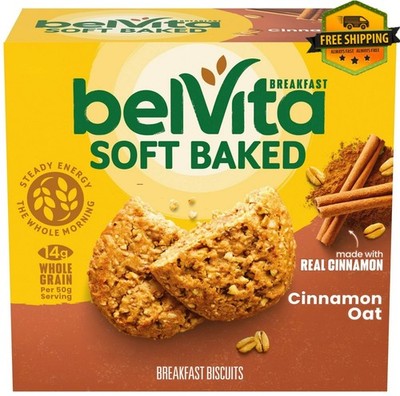 belVita Soft Baked Oat & Cinnamon Breakfast Bars   5-Pack (1 Bar per Pack)