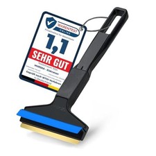 Car Ice Scraper Brass Blade - Fast, Effortless, efficient & Easy - Black Blue