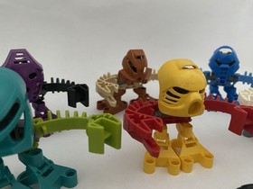 2001 McDonalds Lego Bionicle TOHUNGA - Toa Matoran Set with 6 Discs Complete