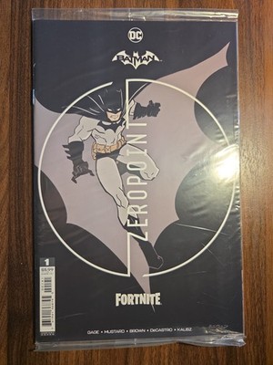 DC BATMAN FORTNITE ZERO POINT 2021 #1 1:25 SEALED Mustard VARIANT NM/VF