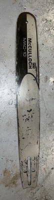 Vintage Mcculloch Mac 10-10 Chainsaw Bar
