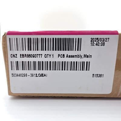LG Refrigerator Electronic Control Board - EBR86093777 *BRAND NEW OEM*
