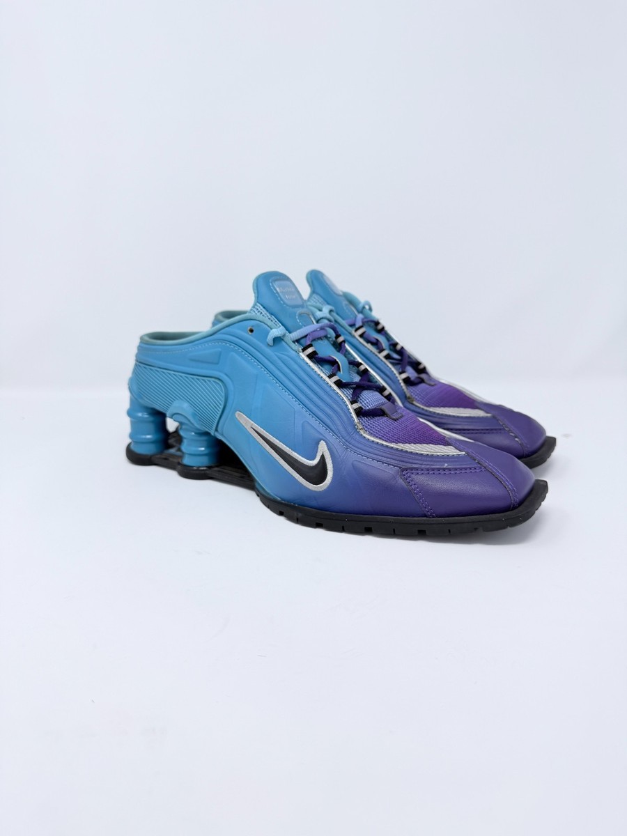 Size 9 W / 7.5 M - Martine Rose x Nike Shox MR4 Mule Scuba Blue