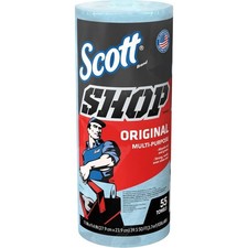 Shop Towel Roll 55 Count Absorbent Industrial Cleaning Wipes for Workshop Garage