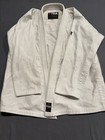 FUJI Kimono White Premium Cotton Blend Heavyweight Martial Arts Jacket Unisex A4