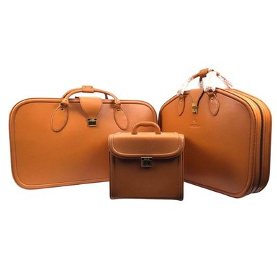 Ferrari 456 GT Schedoni Leather Luggage Set - 3 Pc Unused w/ Keys