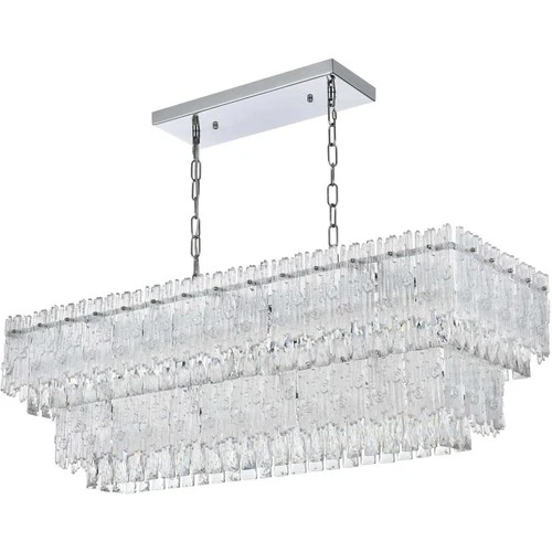 Elegant Lighting 1780G37C Emilia 6 Light 14 inch Chrome Chandelier Ceiling Light - Picture 8 of 10