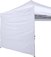 Carpa De Patio 10x10 Toldo Para Fiesta Exterior Playa Con 3 Paredes Laterales US