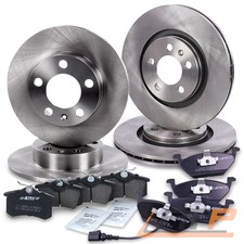 BREMSSCHEIBEN + BREMSBELÄGE BREMSKLÖTZE VORNE + HINTEN FÜR SEAT LEON TOLEDO 1M 