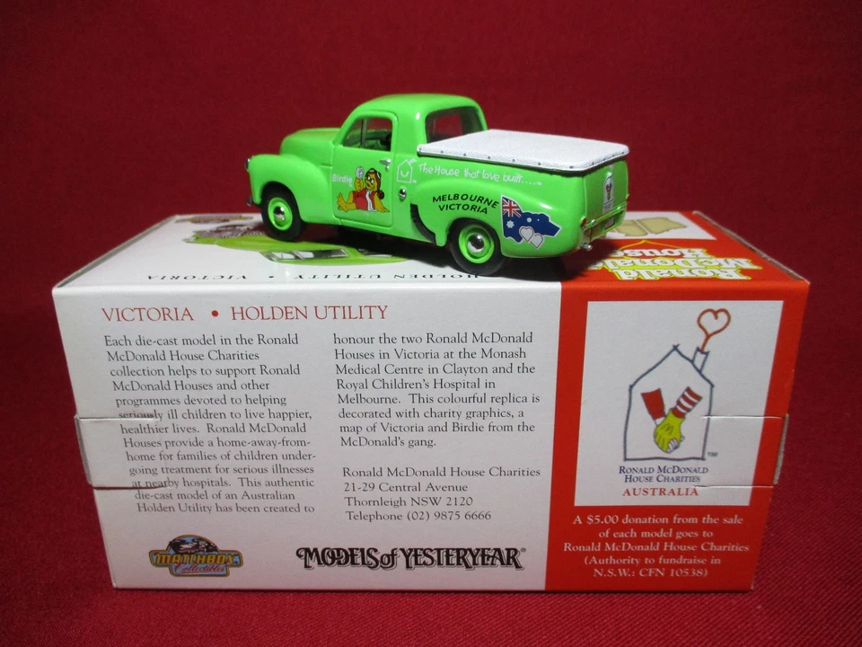 1:43 1951 FX Holden Ute Utility Truck McDonalds Matchbox Models of Yesteryear FJ - Image 2 of 4