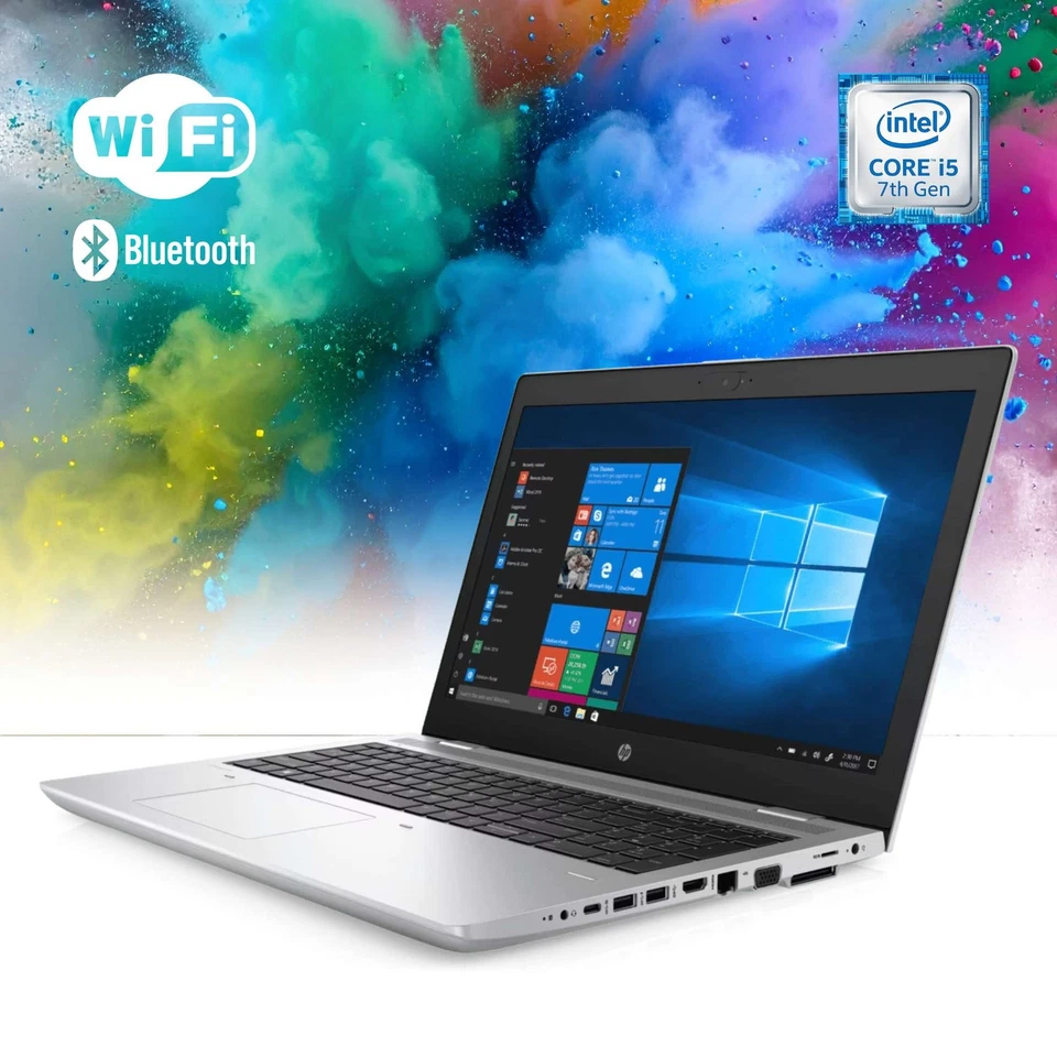 Notebook Pc Portatile HP 650 G4 15,6" i5-7200U 8GB 256GB W11 Pro Ricondizionato - Immagine 4 di 4