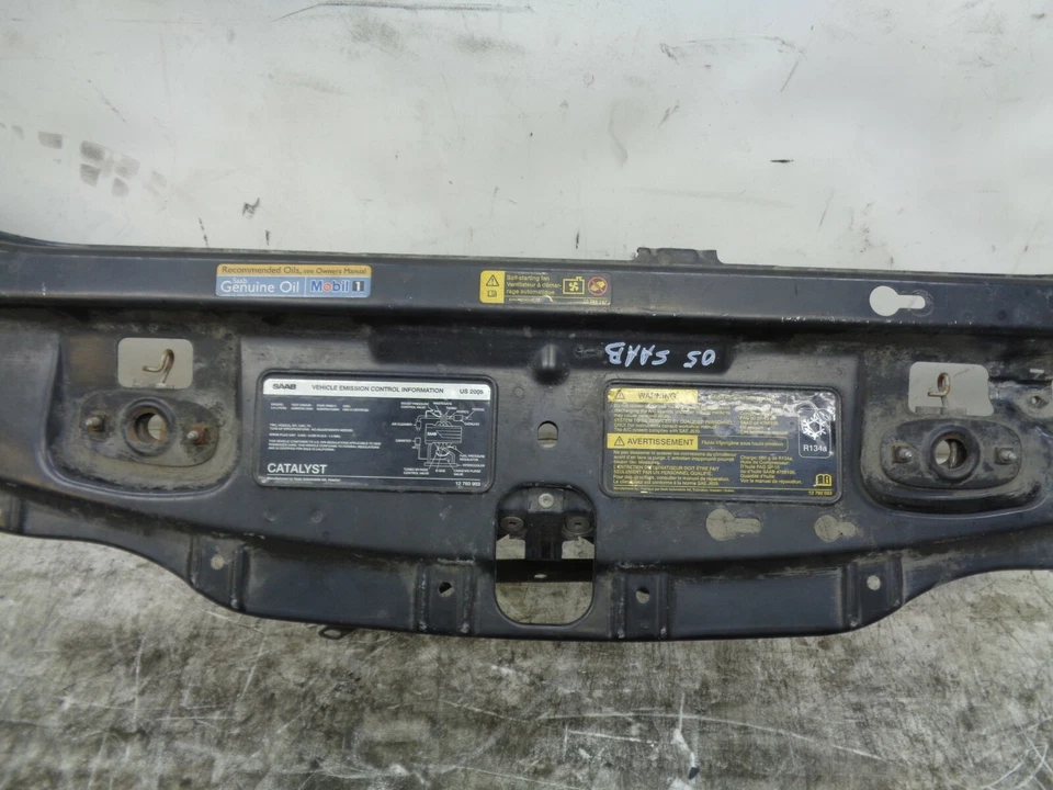 AK90729 2003-2005 SAAB 9-3 SUPORTE DE NÚCLEO DE RADIADOR SUPERIOR FABRICANTE DE EQUIPAMENTO ORIGINAL - Imagem 4 de 4