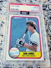 DANNY AINGE 1981 Fleer Rookie Card RC PSA 9 Celtics 2xChamps Utah Jazz CEO🔥🔥$$