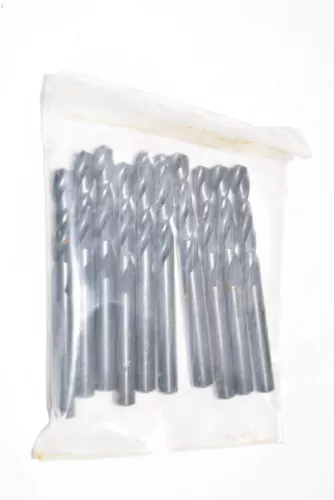 Pack of 10 NEW HSS 13/64'' Drill Bit Set, 2-3/8'' OAL 