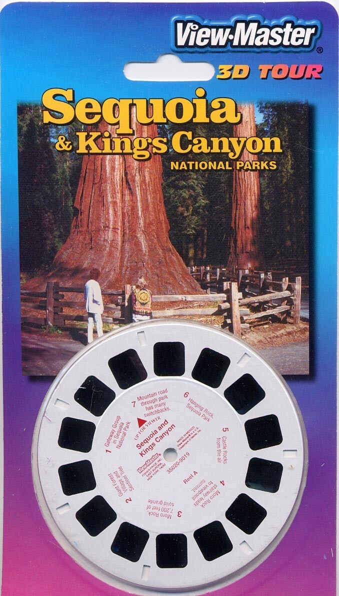Sequoia and Kings Canyon California Mattel View-Master 3