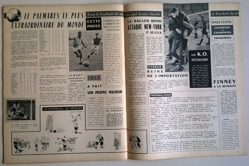 FOOTBALL MAGAZINE - N°5 de Juin 1960 - Etat Collector - Picture 10 of 12